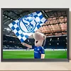 Schalke 04 Erwin - runder Bohrer Diamond Painting - 40*30cm
