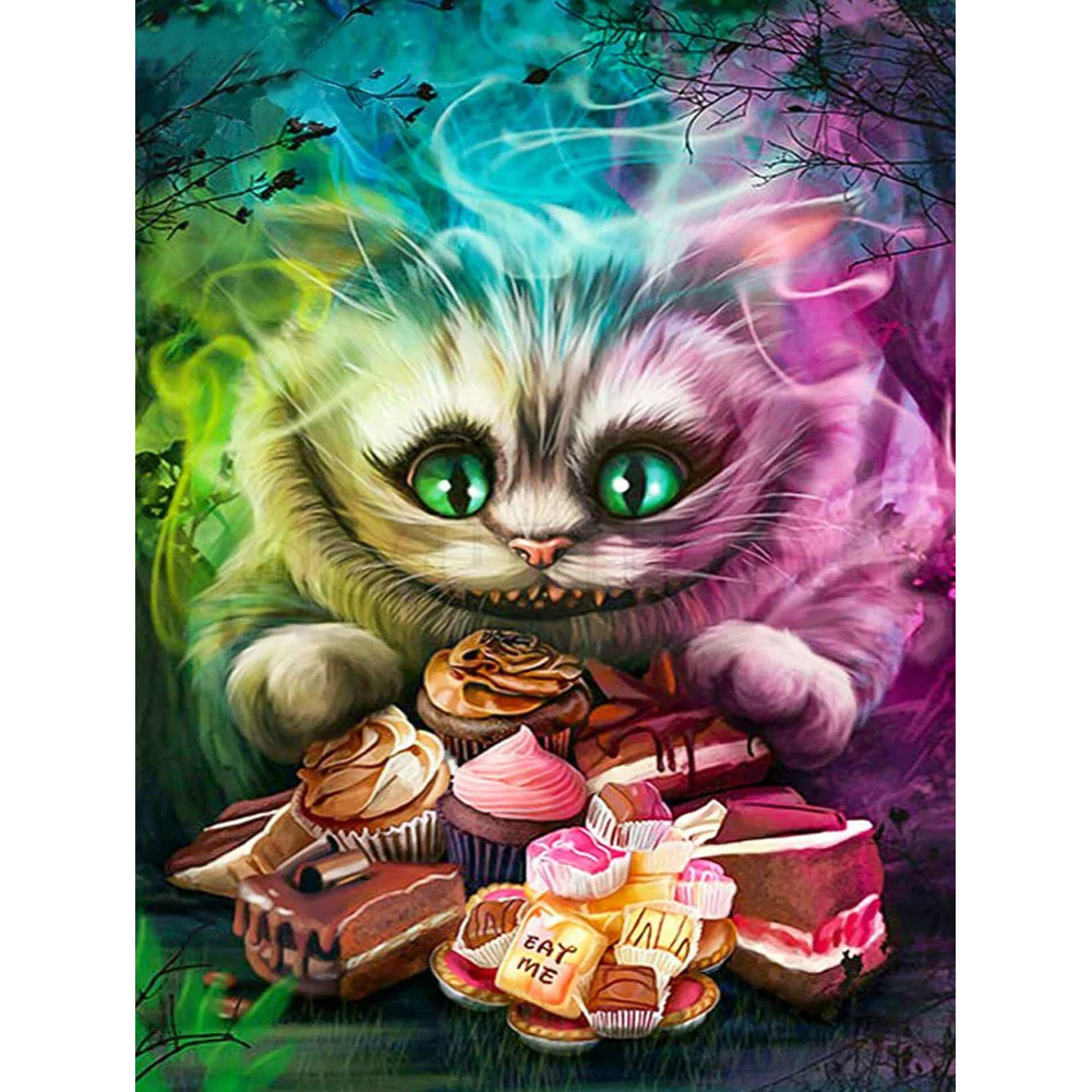 

Alice In Wonderland - 11CT Stamped Cross Stitch - 50*70CM (Big Size), 501 Original