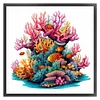 Undersea Coral-14CT Stamped Cross Stitch 60*60cm/23.62*23.62in(Big Size)
