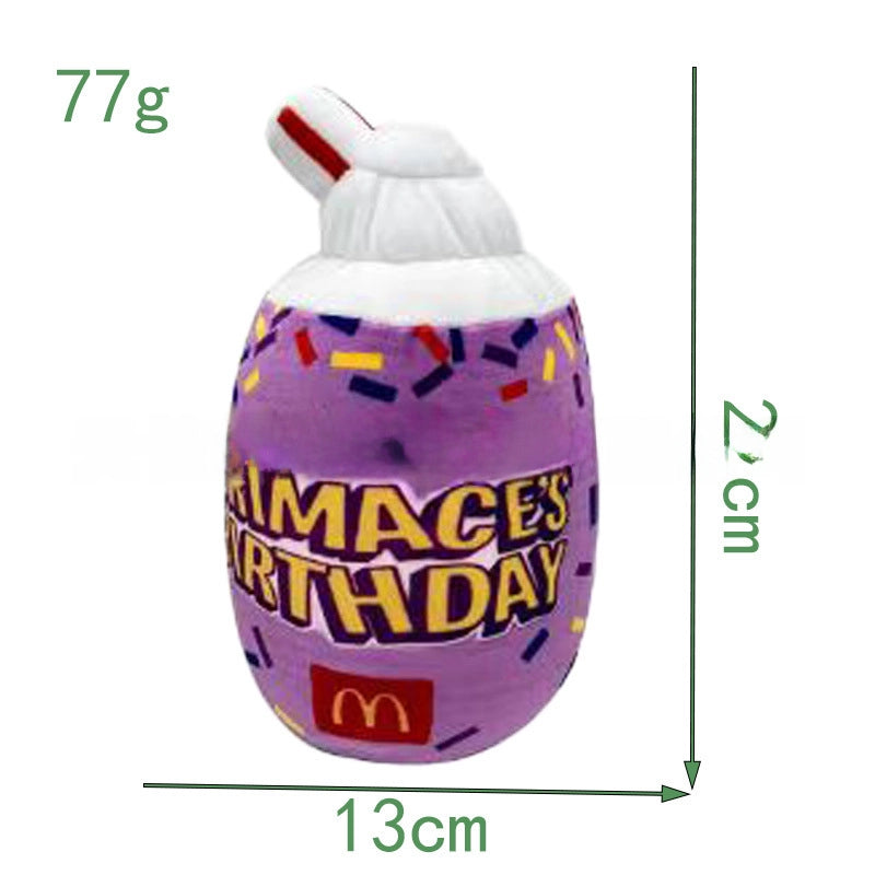 New McDonald’s Toy Game Milkshake GRIMACE Yellow Hat Toy In Stock