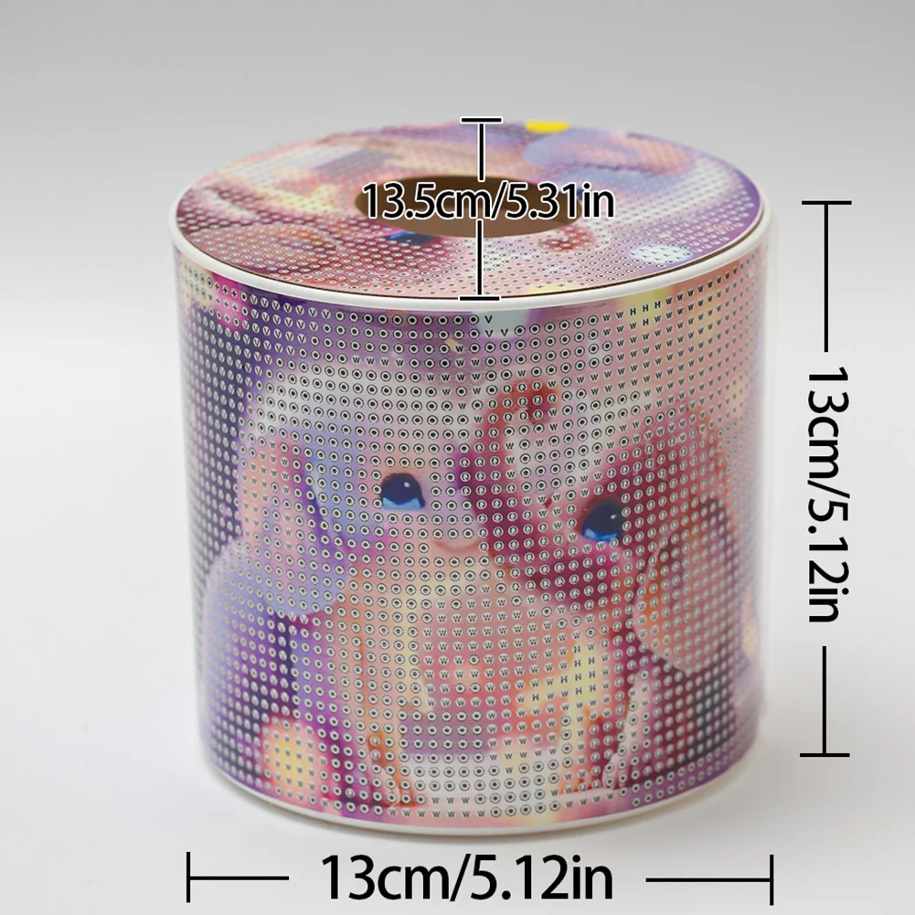 Baby Elephant DIY Diamond Painting Handmade Tissue Holder Rhinestones Tissue Box