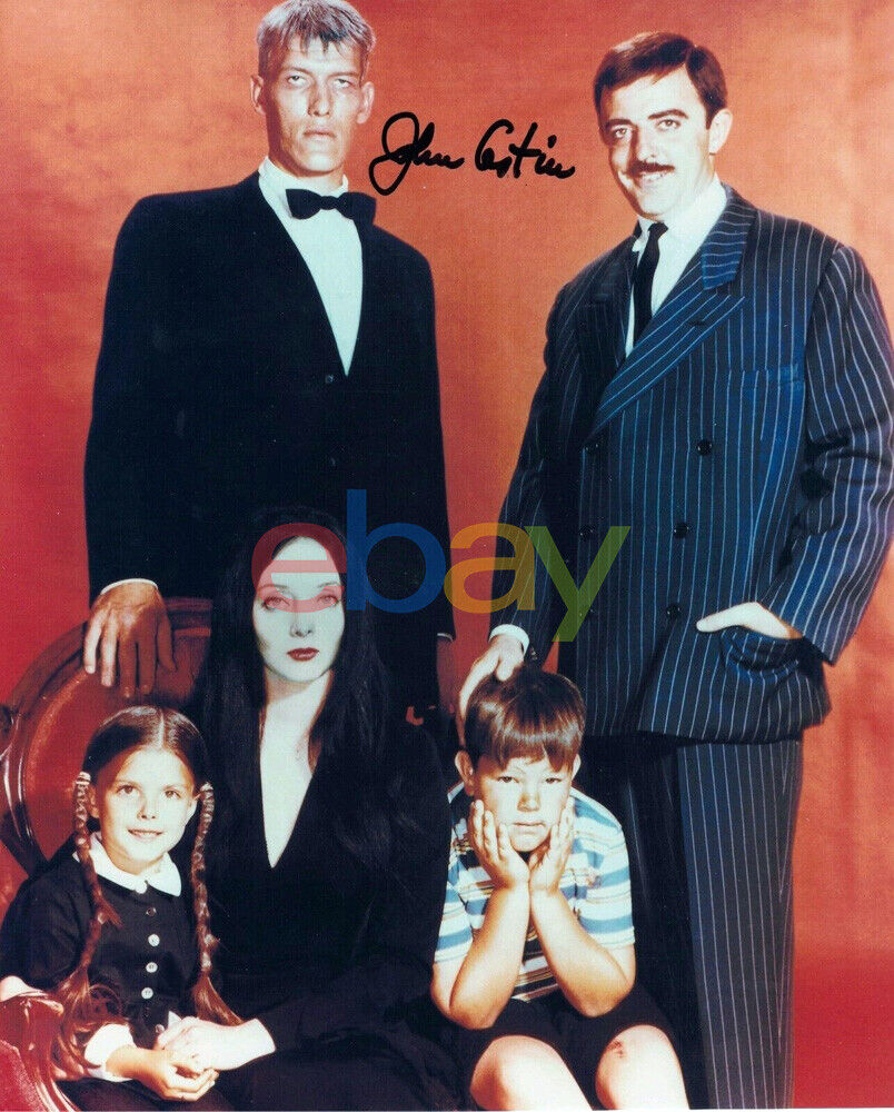 JOHN ASTIN  Autograph ADDAMS FAMILY 8x10 Photo Poster painting Signed GOMEZ ADDAMS reprint