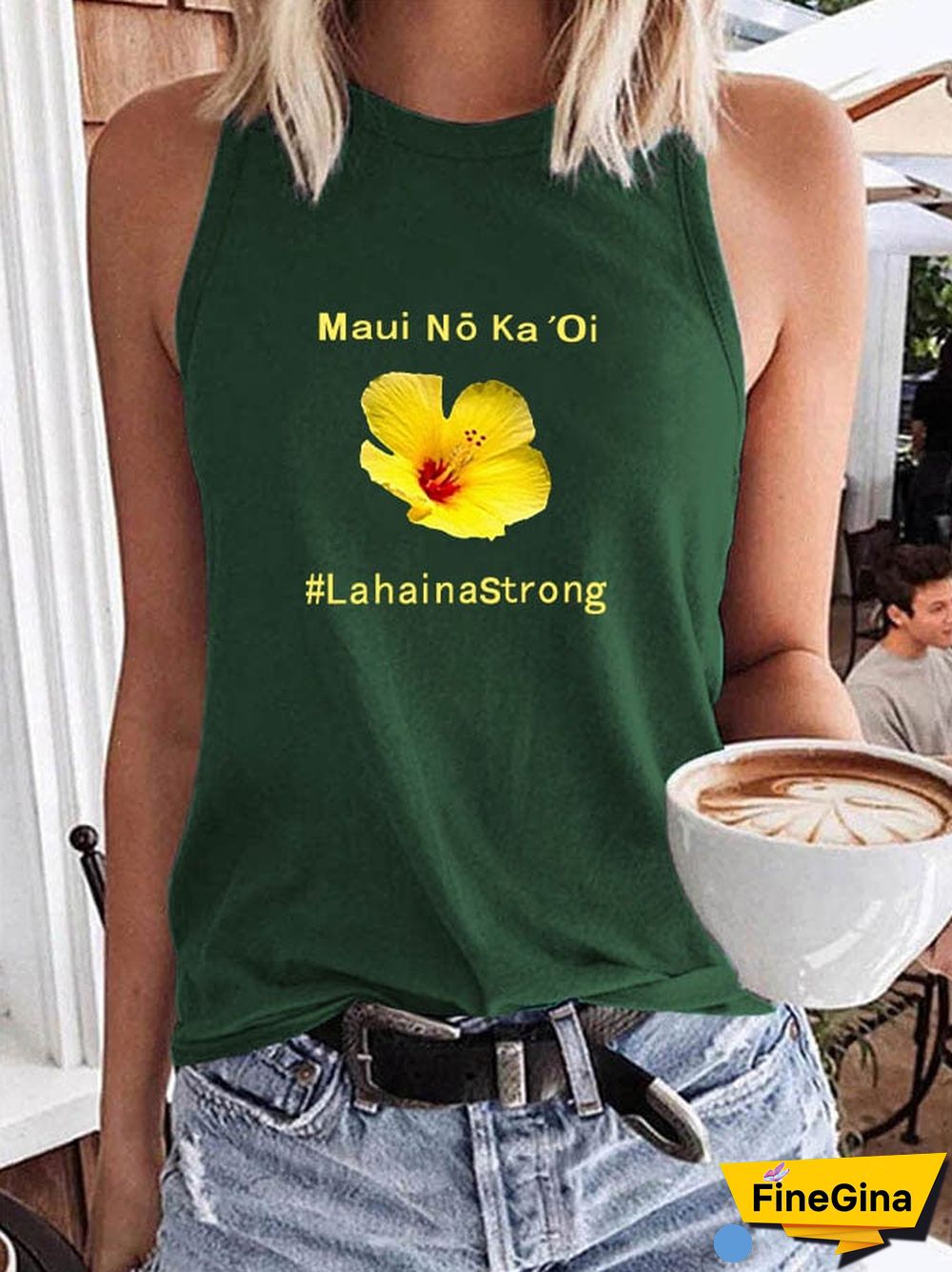 womens lahaina strong tank top