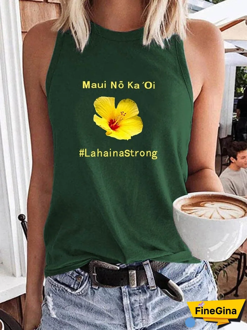 womens lahaina strong tank top