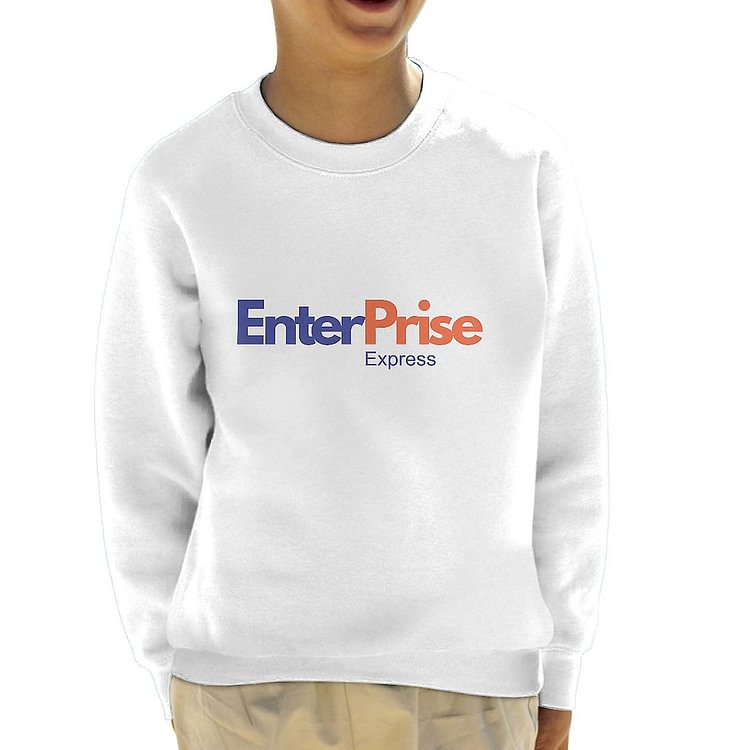 Fedex Logo Enterprise Star Trek Kid's Sweatshirt