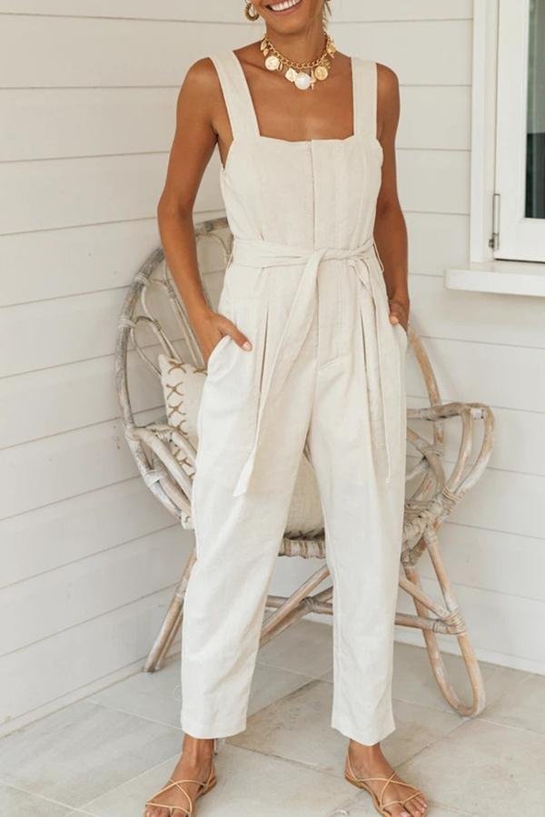Womens Fashion Casual Loose Overalls Overall-Allyzone-Allyzone