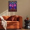 uk.everydayedeals (Limited Stock)Cross Stitch - 14ct Stamped - Peinture en verre-pt&eacute;rosaure (40*55cm)