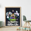 (Stamped/Counted) Disney Villains-11CT Cross Stitch 40*50cm