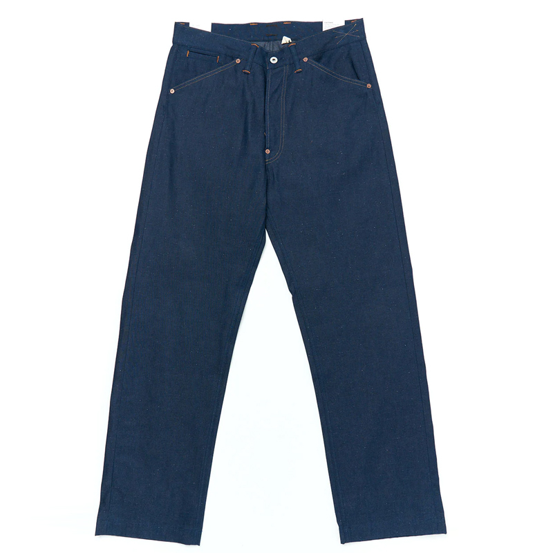 1930 10.5 Oz Grey-Blue Cotton Cargo Pants