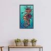 Diamond Painting -DIY Round Drill Hippocampus(60*30 CM)