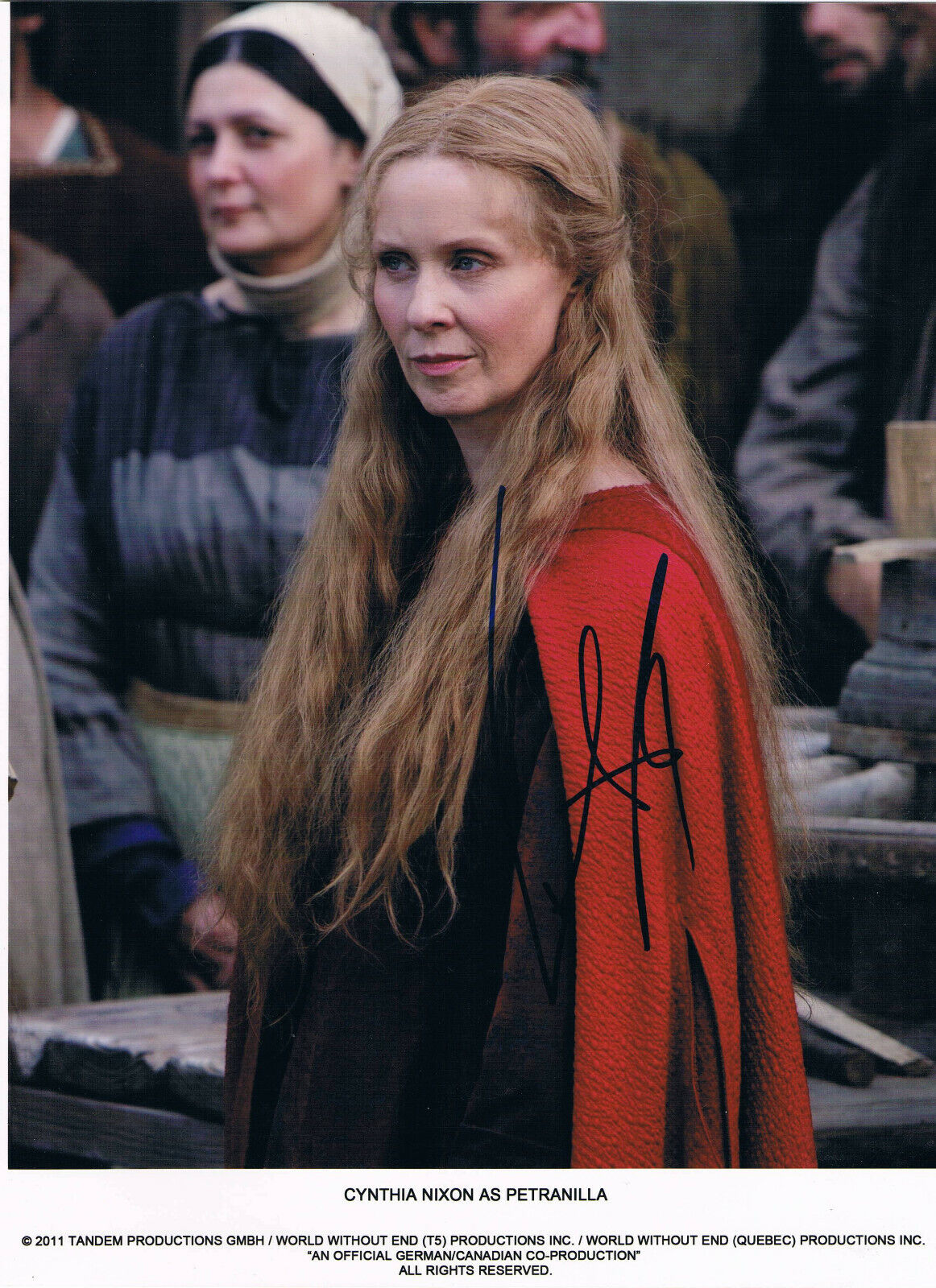 Cynthia Nixon 1966- autograph Photo Poster painting 8x12