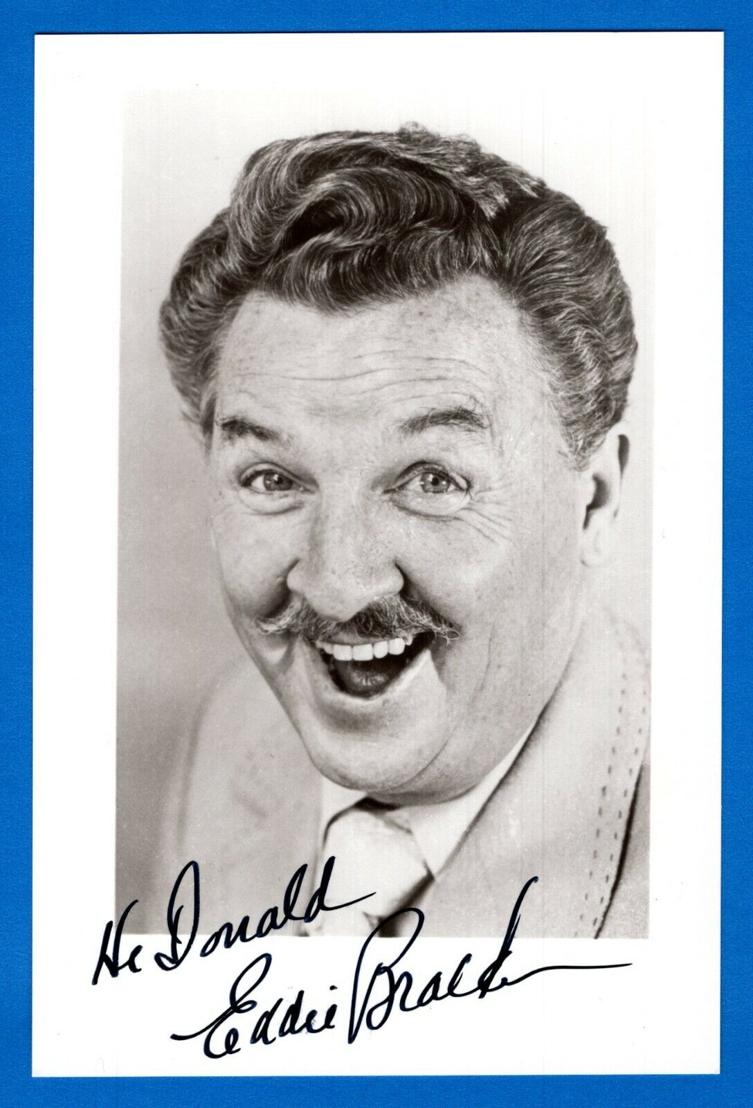 Eddie Bracken Actor Comedian Hand Signed Autograph 4x6 Photo Poster painting