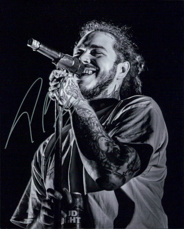 Post Malone signed 8x10 Photo Poster painting In-person