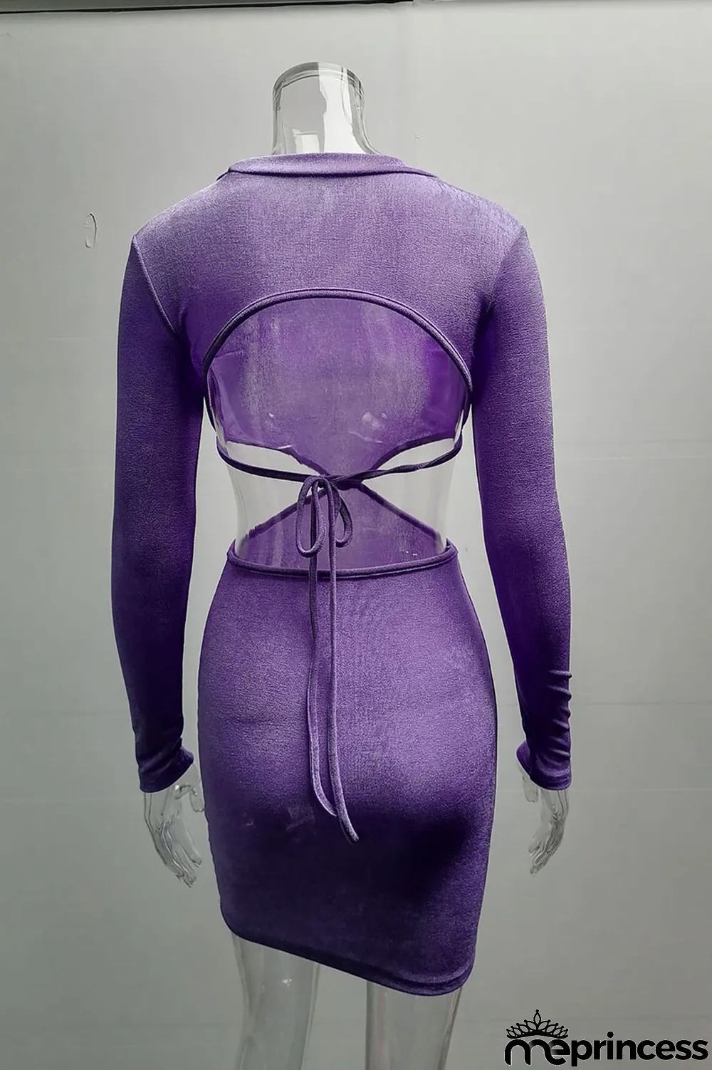 Apricot Fashion Sexy Solid Hollowed Out O Neck One Step Skirt Dresses