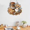 (US Local)Acrylic Special Shape Coffee 5D DIY Diamond Painting Dots Pendant for Window