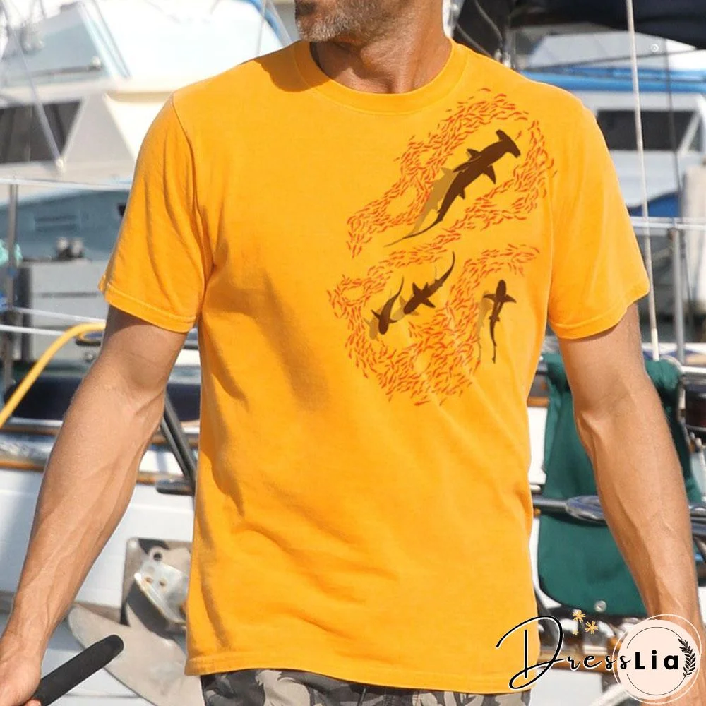 The Chase Mango Short Sleeve Crew Neck T-Shirt