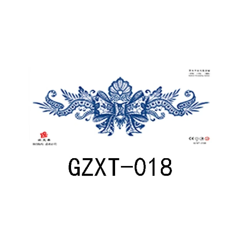 Herbal juice chest sticker tattoo sticker lasts 15 days herbal plant semi-permanent juice tattoo on chest back