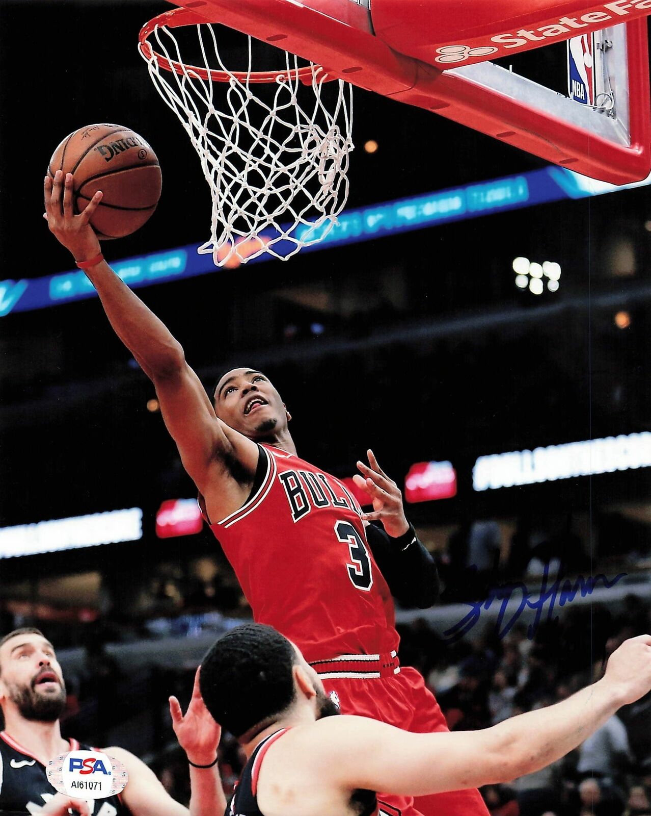 CHANDLER HUTCHISON signed 8x10 Photo Poster painting PSA/DNA Chicago Bulls Autographed