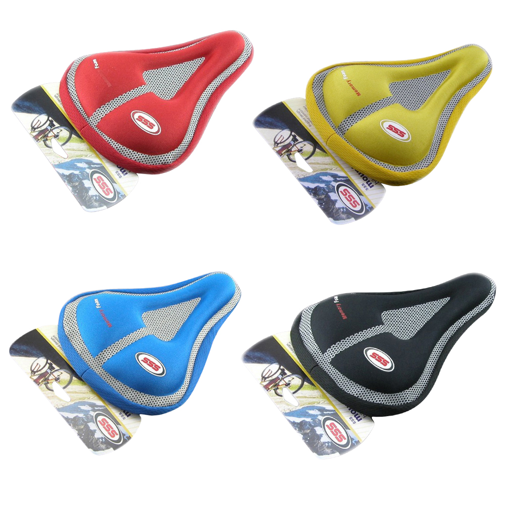 

Bike Seat Cover 3D Gel Padded Breathable MTB Road Bicycle Saddle Cushion, Blue, 501 Original