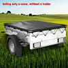 214x122cm Oxford Travel Trailer RV Cover Waterproof Trailer Flat Tarpaulin Cover