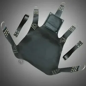 pornhint Pornhint Real Leather Adult Sex swing & Sling with leg straps Adult Play Room Fun