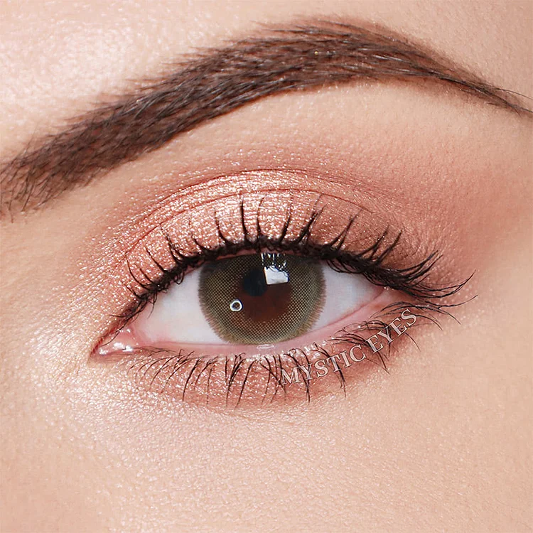 Athena Olivine Colored Contact Lenses