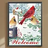 Diamond Painting-DIY Full Round Drill Christmas Cardinal