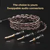 Earphone Wire Silver-Plated Copper OFC Copper Earphone Cable for TRN MT1 MAX TA4