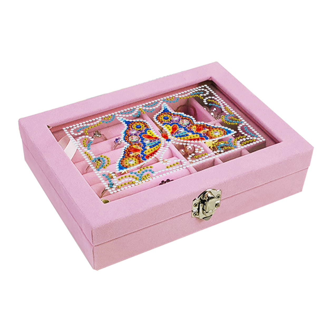 

Butterfly - 5D DIY Craft Transparent Acrylic Jewelry Box, 501 Original