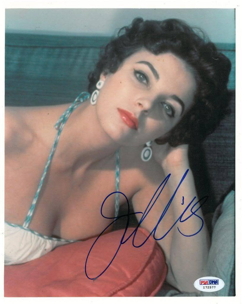 Joan Collins Signed Dynasty Authentic Autographed 8x10 Photo Poster painting (PSA/DNA) #I72577