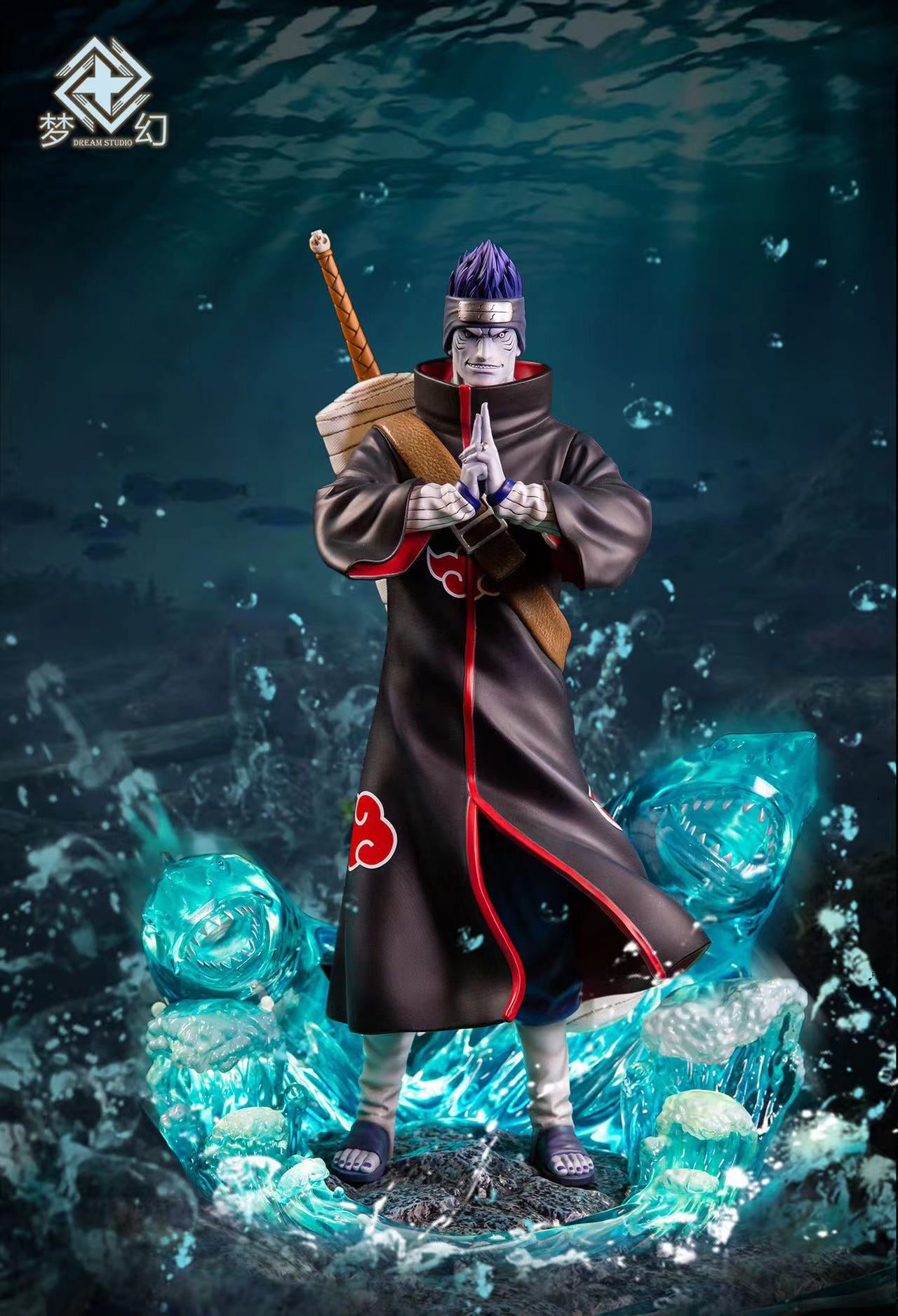 1/5 Scale Akatsuki Series Hoshigaki Kisame with LED Naruto Resin