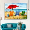 Coast Beach  | Full Square Diamond Painting Kits