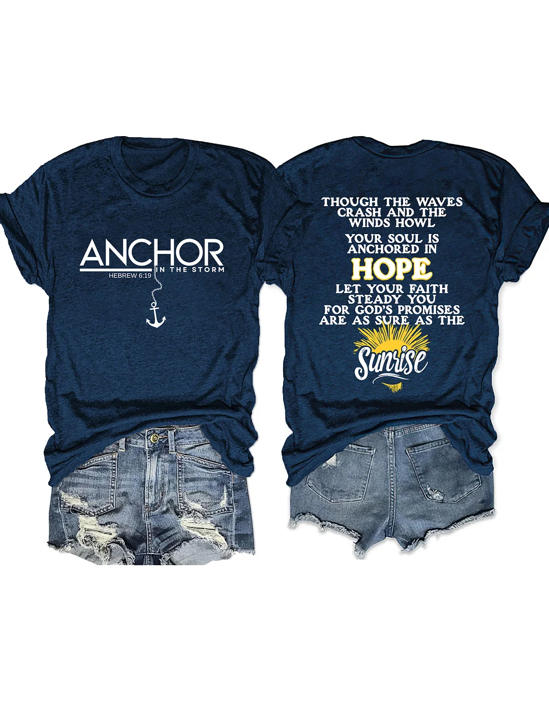 Anchor In The Storm Faith T-shirt