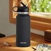 40oz Insulated Cup Mug Straw Lid Stainless Steel Thermos Water Bottle Wide Mouth