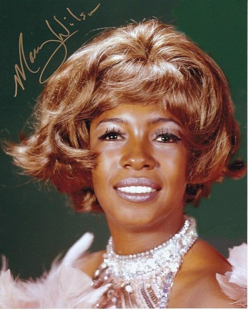 Mary wilson signed autographed Photo Poster painting the supremes