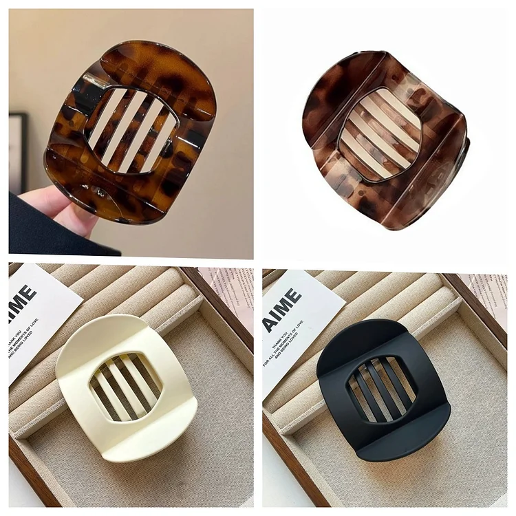 🎁Last Day 💖Casual Versatile Solid Colour Lay Flat Hair Clip 