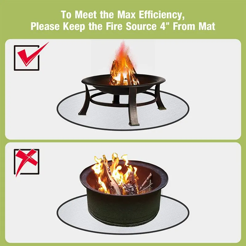 Round Fire Pit Mat_US WAREHOUSE