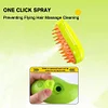Steamy Cat Brush , 3 In1 Cat Steamy Brush, Self Cleaning Steam Cat Brush