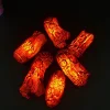 3D Fireplace Simulated Fire Charcoal Ornaments Stage Props Bonfire Red Charcoal Ornaments Sculpture Realistic Charcoal Indoor Fireplace