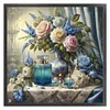 Flower Vase-14CT Stamped Cross Stitch 40*40cm