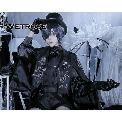 [Wetrose] In Stock Black Butler 15th Anniversary Ciel Phantomhive Dress Costume Cosplay Set