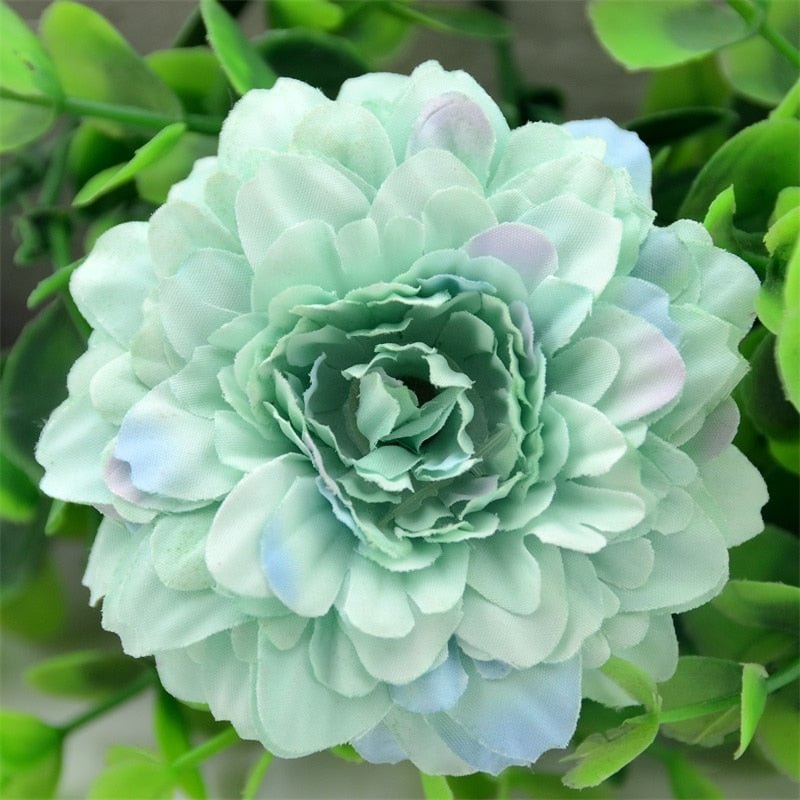 5pcs/lot 7cm Chrysanthemum Artificial Silk Dahlia Daisy Flower Heads For Home Wedding Decoration Handmade DIY Fake Flowers