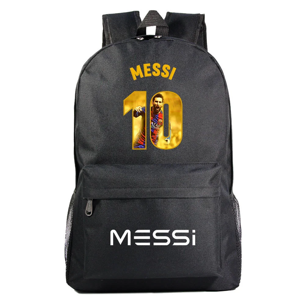 Buzzdaisy Get Your Young Soccer Star Ready with our Lionel Messi Theme School Bag - Durable, Waterproof and Laptop-Ready!