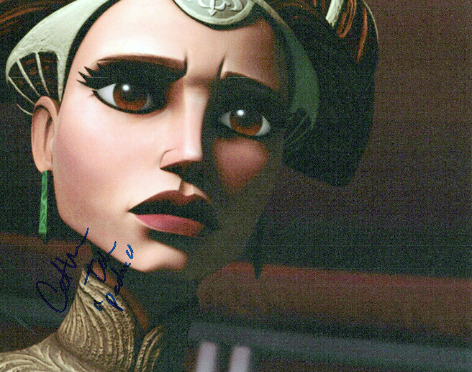 Catherine Taber Star Wars Clone Wars autographed Photo Poster painting signed 8X10 #8 wrte Padme