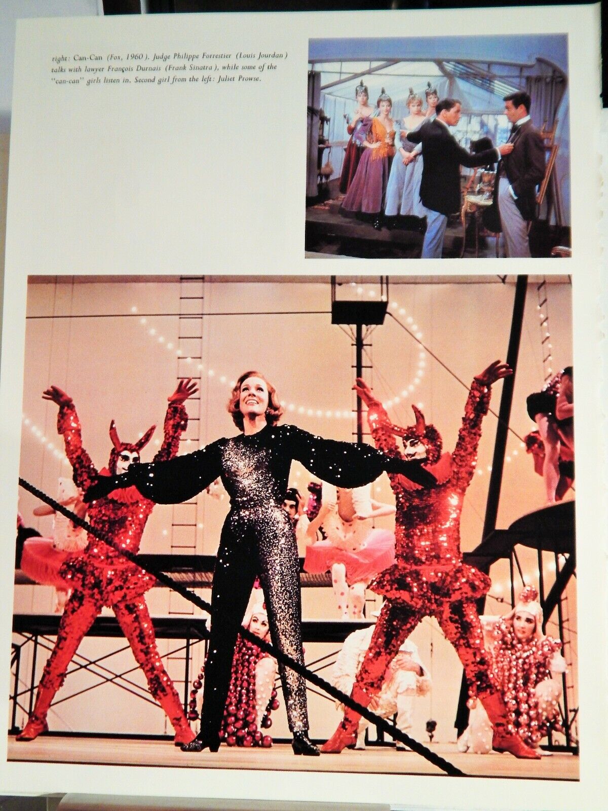 STAR! (JULIE ANDREWS) / CAN-CAN (FRANK SINATRA) MOVIE Photo Poster painting (1985 reprint)