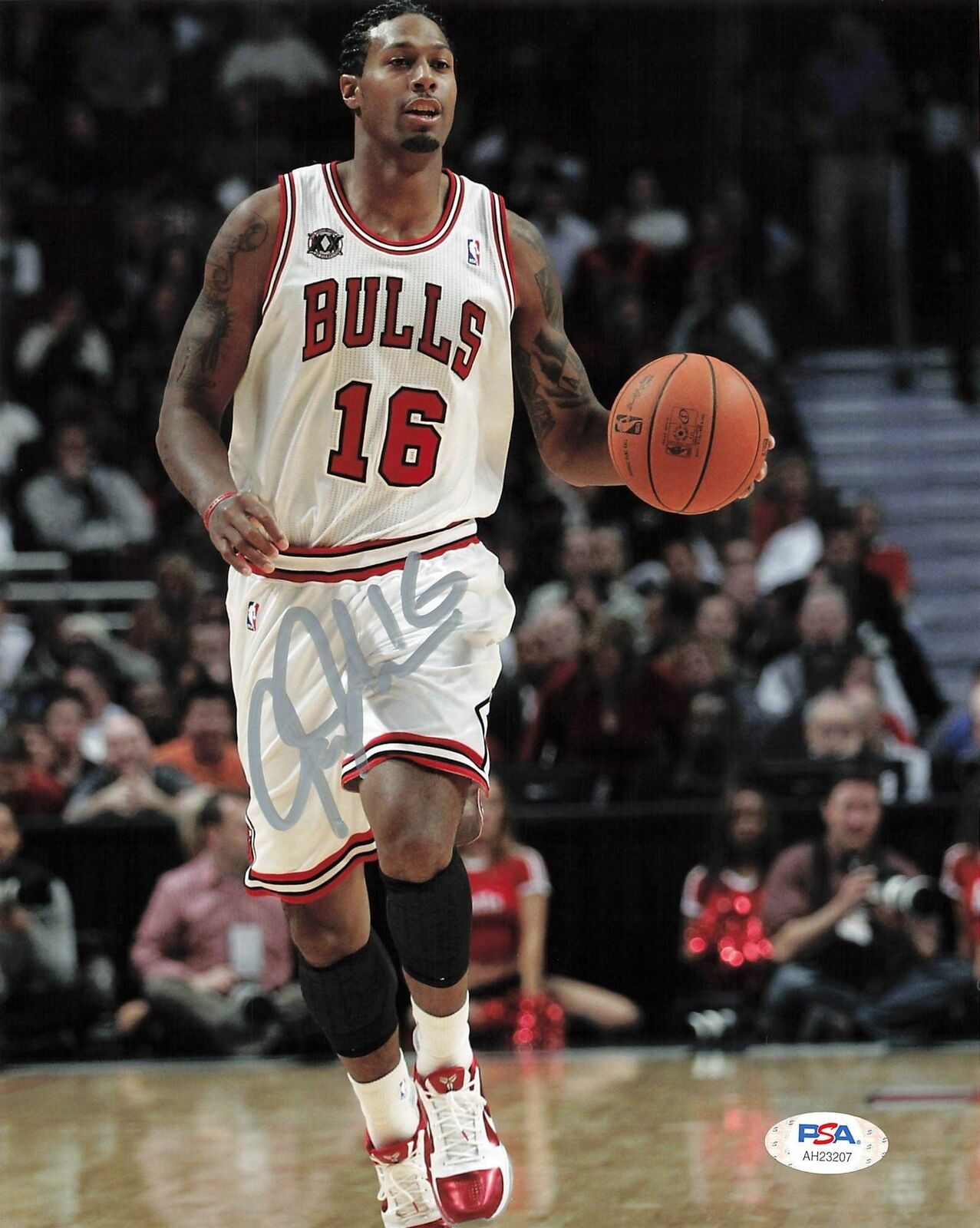 James Johnson signed 8x10 Photo Poster painting PSA/DNA Chicago Bulls Autographed