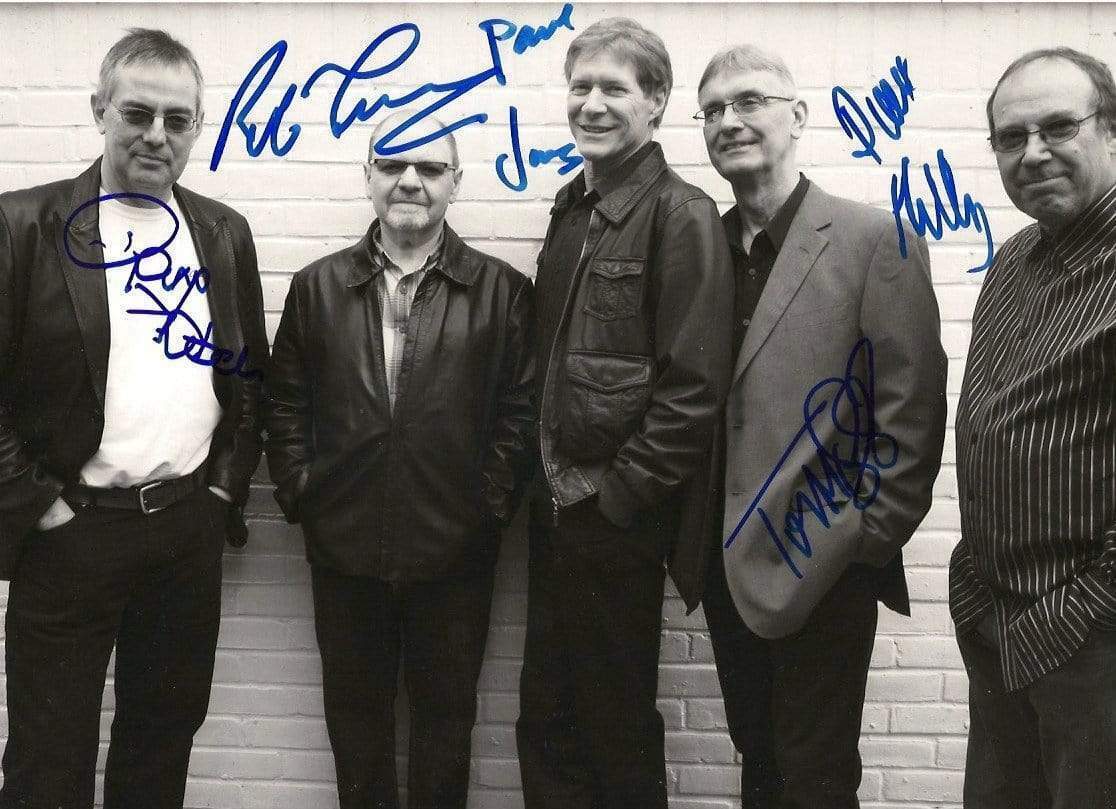 The Blues Band autographs, In-Person signed Photo Poster painting
