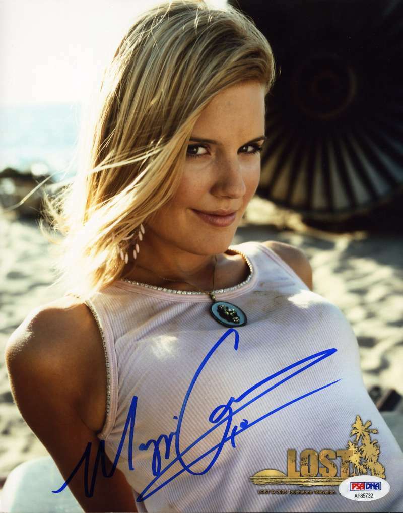 Maggie Grace Psa Dna Coa Hand Signed 8x10 Lost Photo Poster painting Autograph