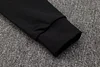 Joyfball 2024/2025 Barcelona Long Zipped Hat Style Jacket Black Football Jersey 1:1 Thai Quality