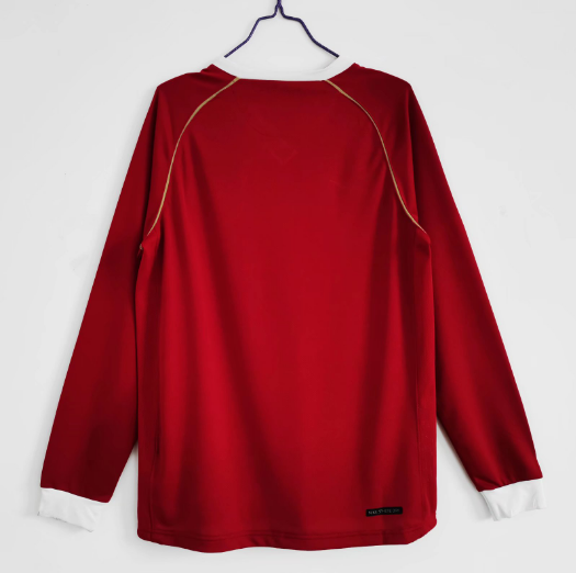 Retro 06/07 Manchester United Home Long Sleeve Football T-Shirt Thai Quality